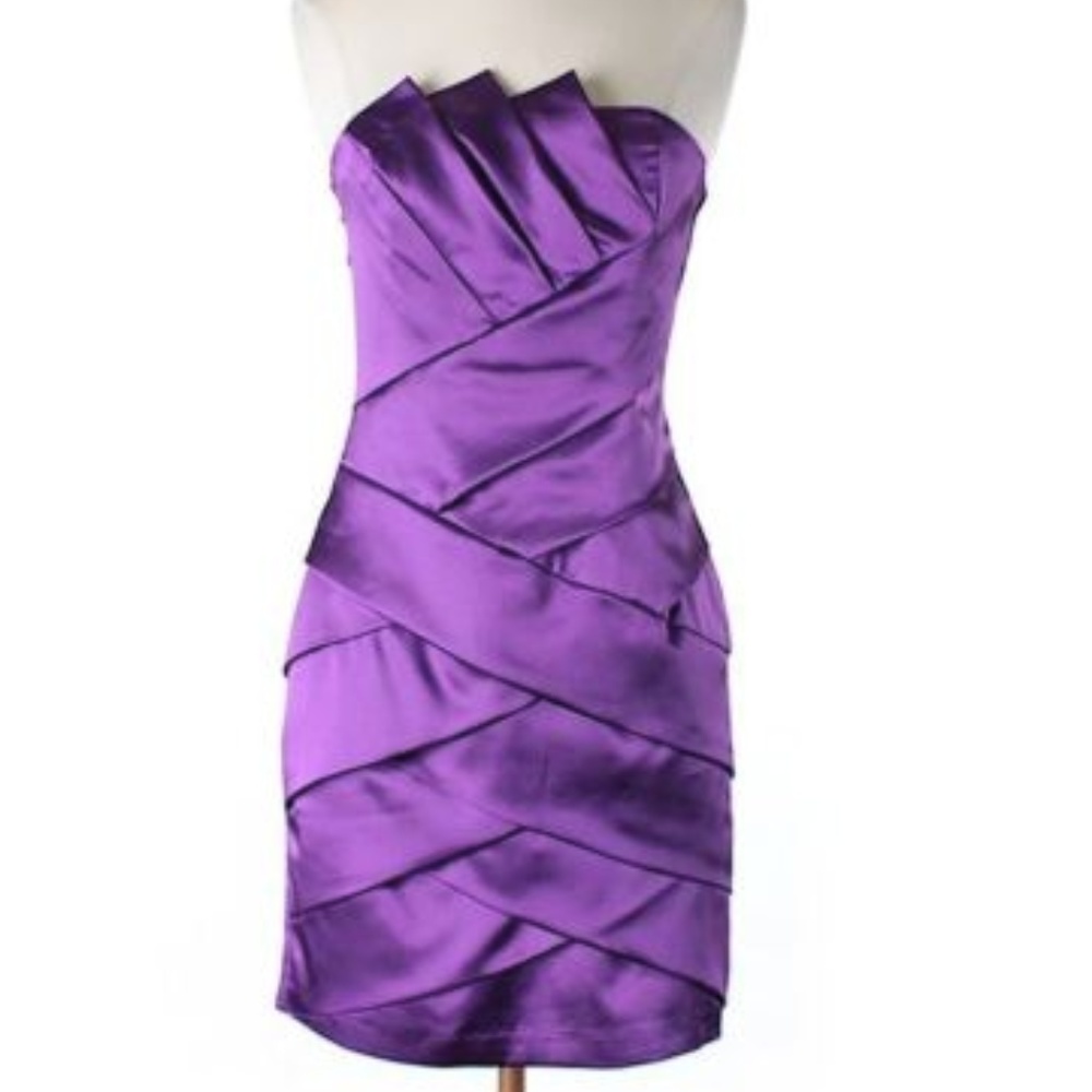 Vintage Cache Strapless Cocktail Dress. Size 2.